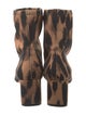 Stuart Weitzman Animal Print Boots