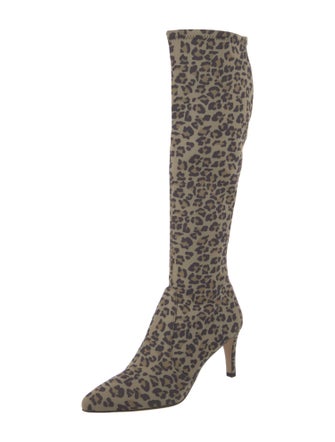 Stuart Weitzman Animal Print Boots