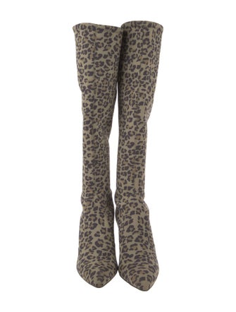 Stuart Weitzman Animal Print Boots
