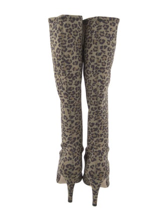 Stuart Weitzman Animal Print Boots