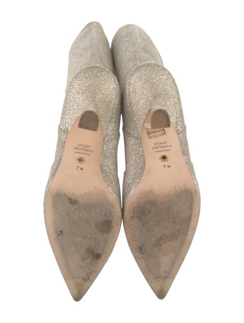 Stuart Weitzman Glitter Glitter Accents Boots
