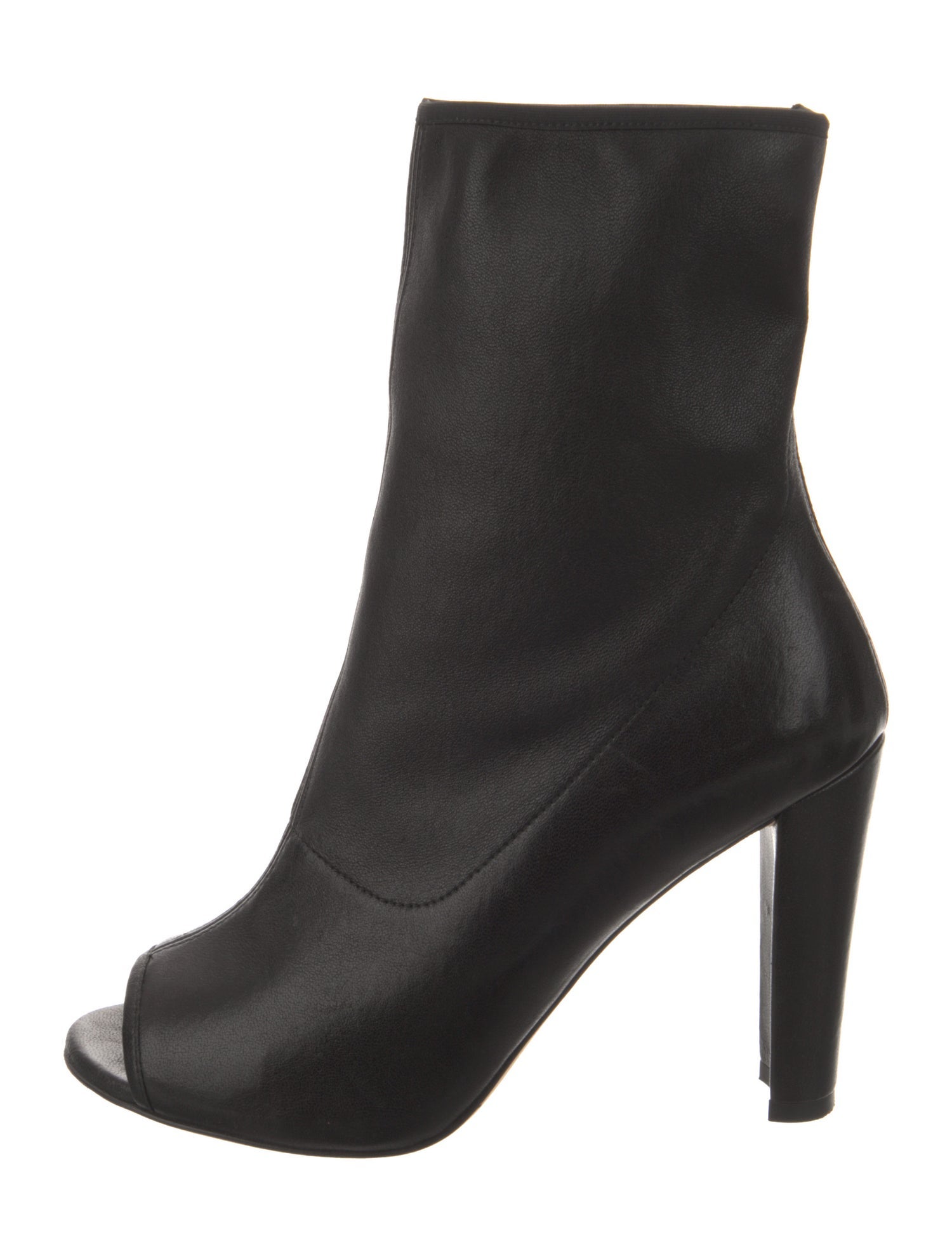 Stuart Weitzman Leather Sock Boots