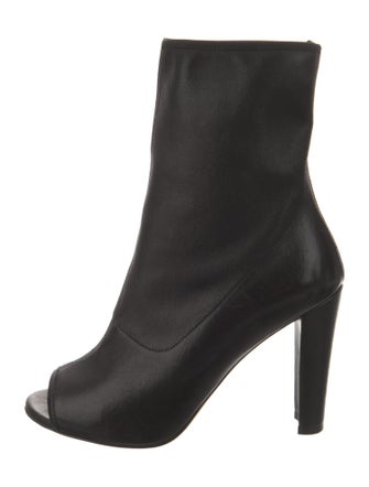 Stuart Weitzman Leather Sock Boots