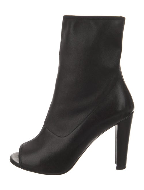 Stuart Weitzman Leather Sock Boots