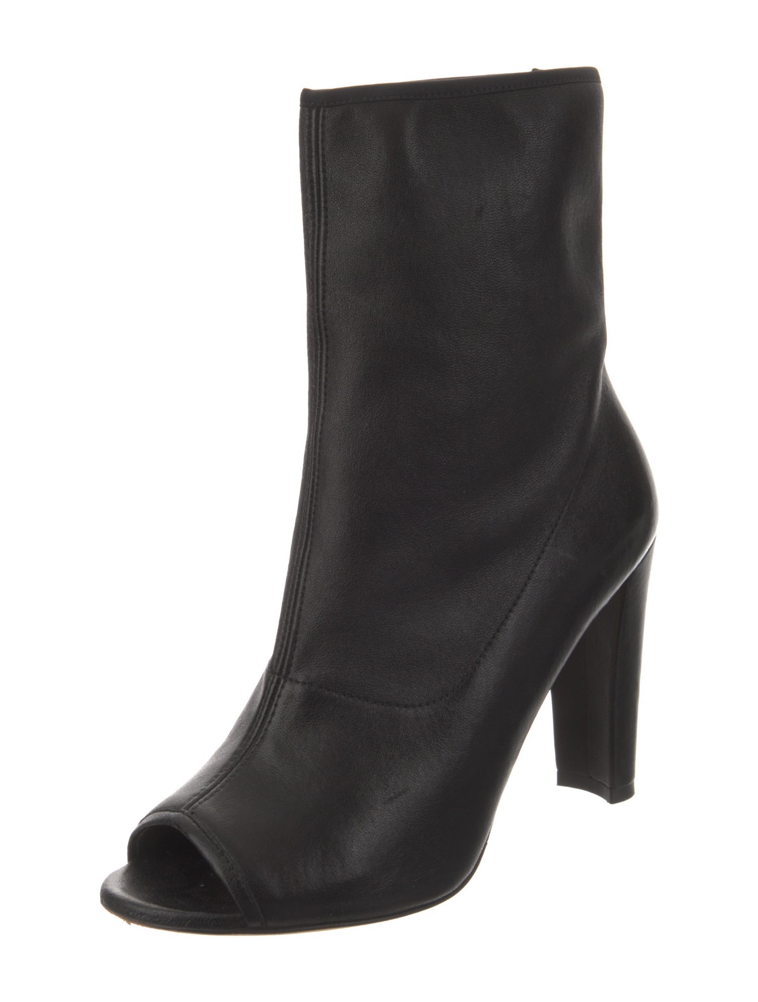 Stuart Weitzman Leather Sock Boots