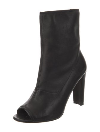 Stuart Weitzman Leather Sock Boots