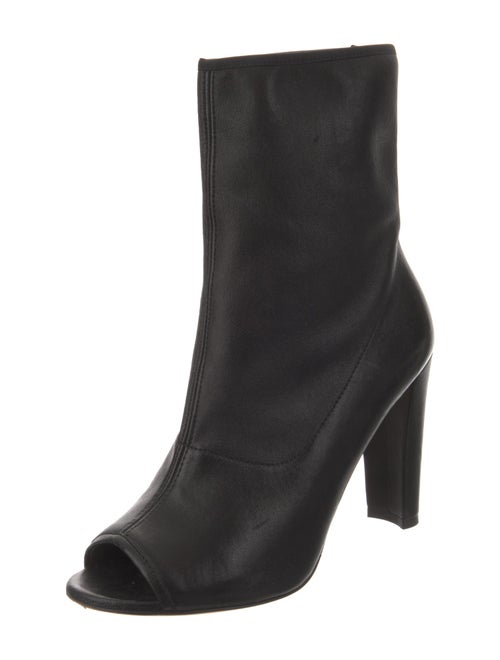 Stuart Weitzman Leather Sock Boots