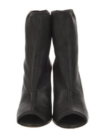 Stuart Weitzman Leather Sock Boots