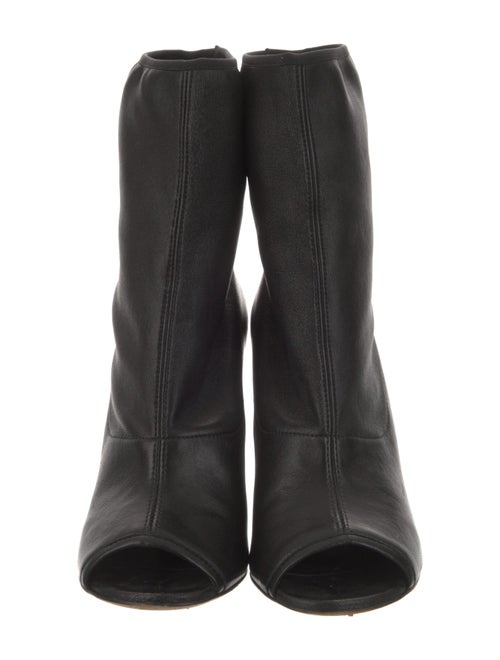 Stuart Weitzman Leather Sock Boots