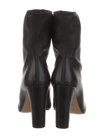 Stuart Weitzman Leather Sock Boots