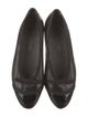 Stuart Weitzman Leather Bow Accents Flats