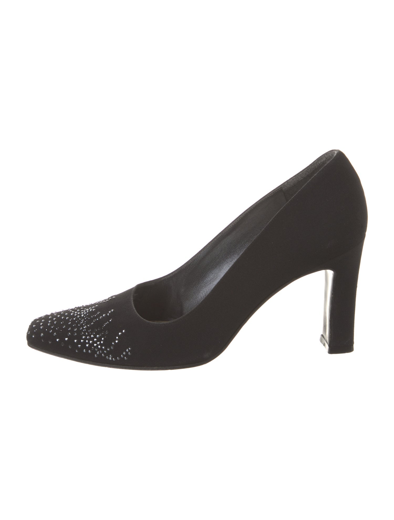 Stuart Weitzman Crystal Embellishments Pumps