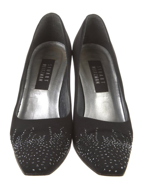 Stuart Weitzman Crystal Embellishments Pumps