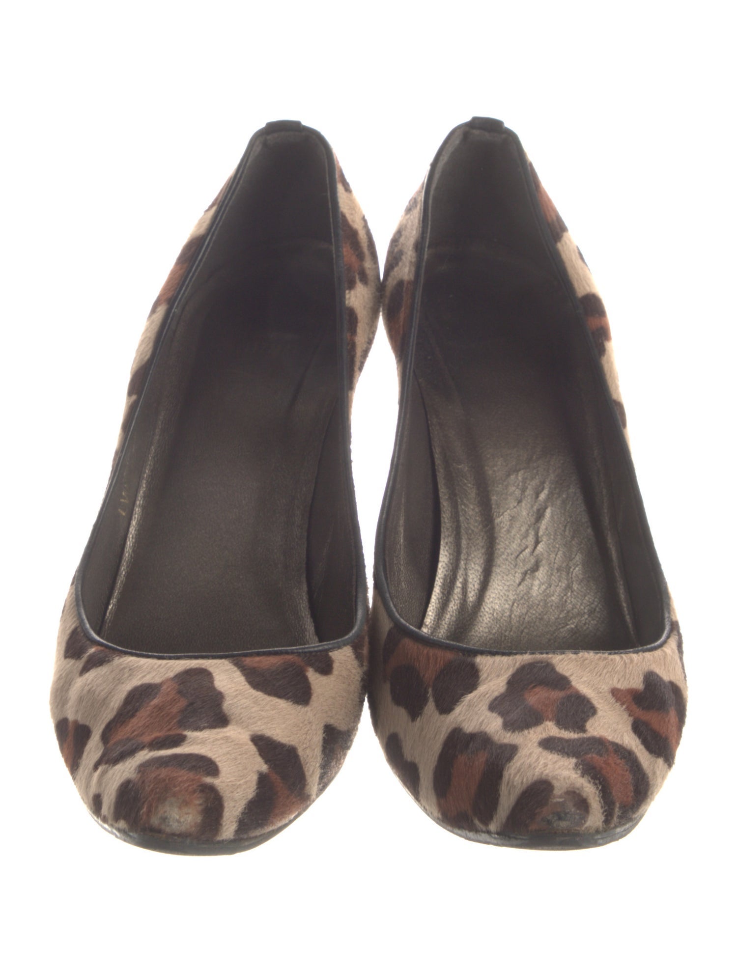Stuart Weitzman Ponyhair Animal Print Pumps