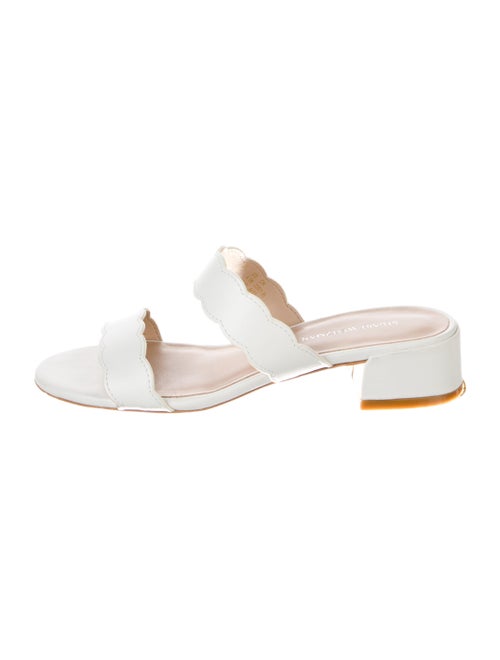 Stuart Weitzman Leather Slides