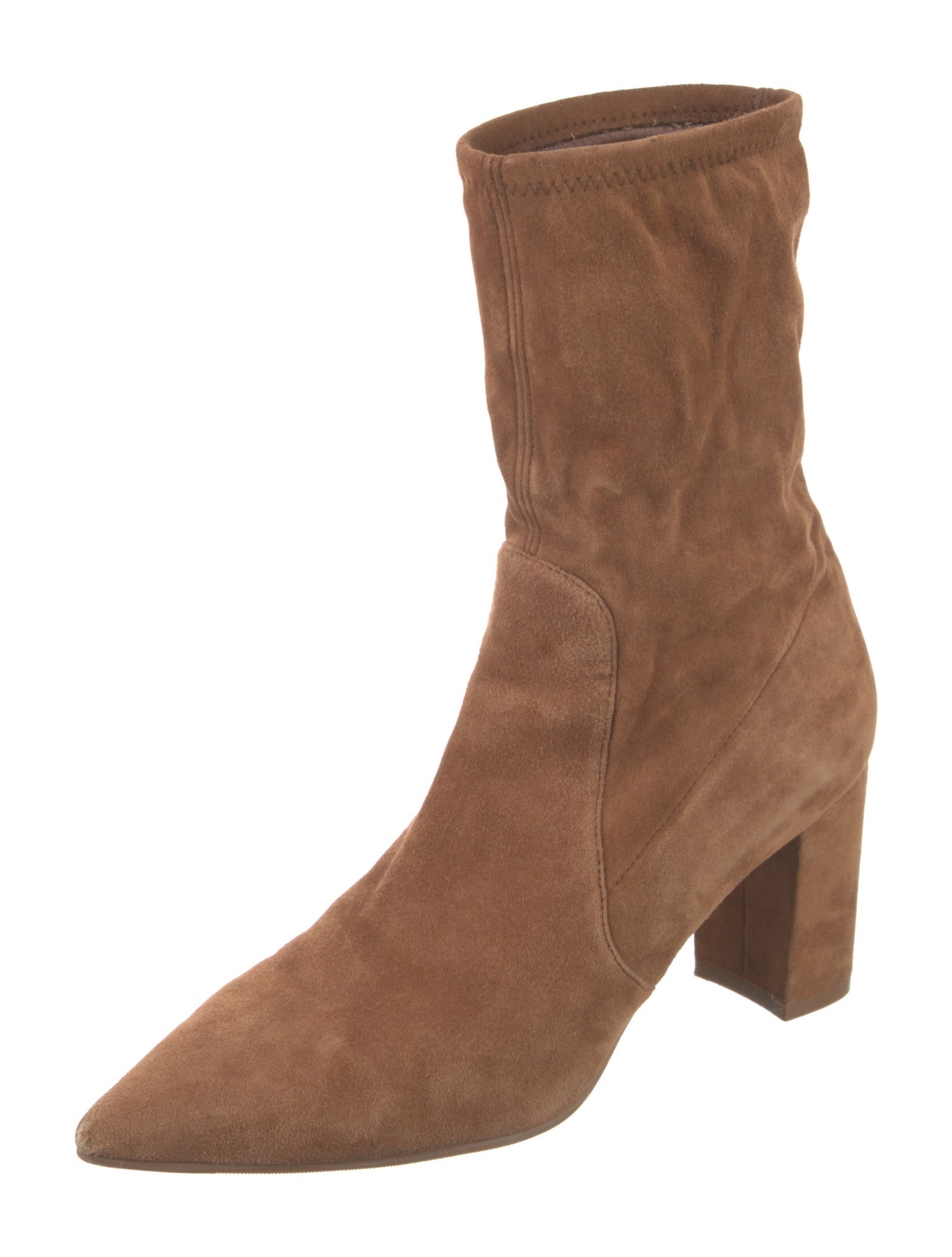 Stuart Weitzman Suede Sock Boots