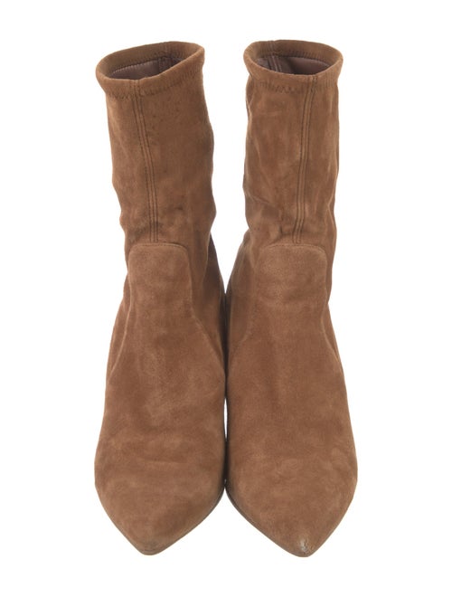 Stuart Weitzman Suede Sock Boots