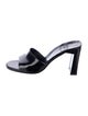 Stuart Weitzman Patent Leather Slides