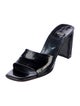 Stuart Weitzman Patent Leather Slides