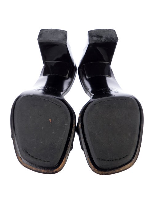Stuart Weitzman Patent Leather Slides