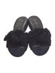 Stuart Weitzman Suede Slides