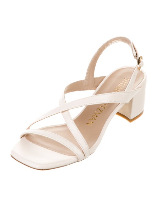 Stuart Weitzman Leather Slingback Sandals