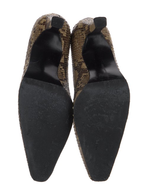 Stuart Weitzman Leather Animal Print Pumps