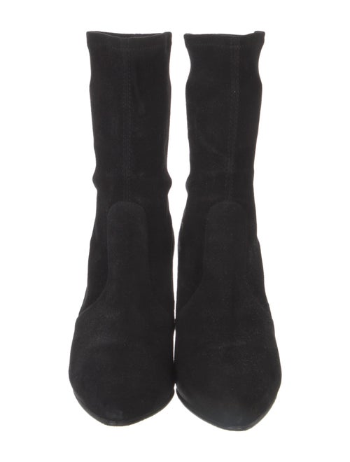 Stuart Weitzman Suede Sock Boots
