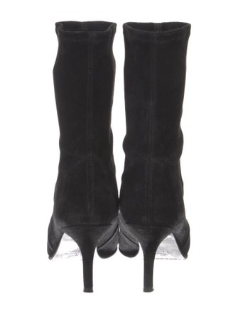 Stuart Weitzman Suede Sock Boots