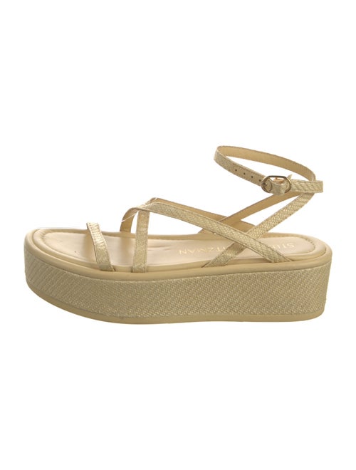 Stuart Weitzman Raffia Espadrilles