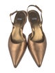 Stuart Weitzman Leather Slingback Pumps