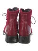 Stuart Weitzman Wool Printed Combat Boots
