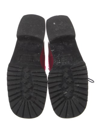 Stuart Weitzman Wool Printed Combat Boots