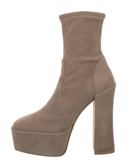 Stuart Weitzman Suede Sock Boots