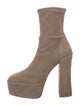 Stuart Weitzman Suede Sock Boots