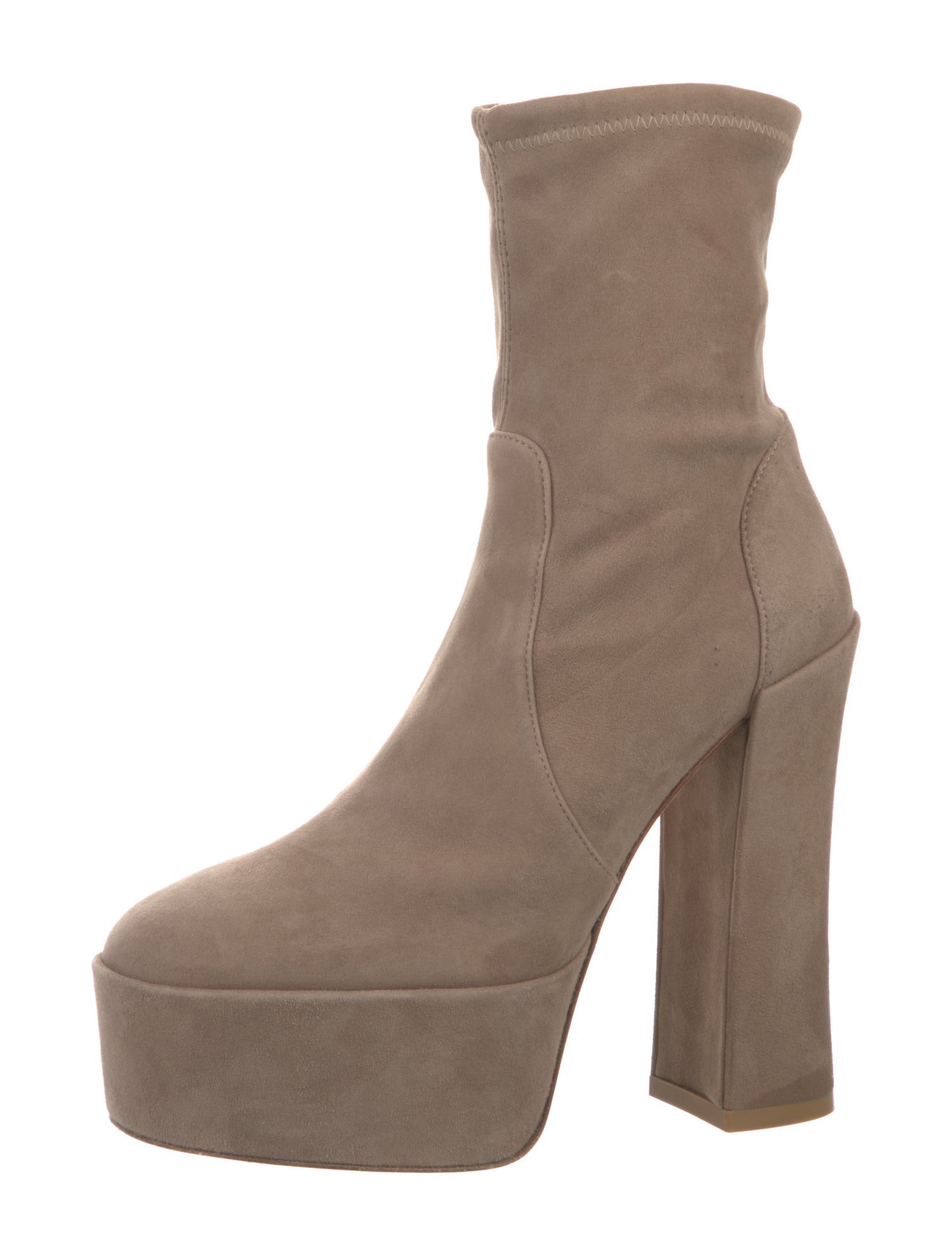 Stuart Weitzman Suede Sock Boots