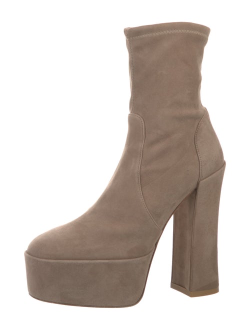 Stuart Weitzman Suede Sock Boots