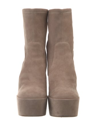 Stuart Weitzman Suede Sock Boots