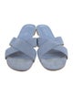 Stuart Weitzman Suede Slides