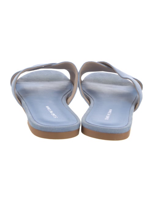 Stuart Weitzman Suede Slides