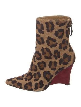 Stuart Weitzman Ponyhair Animal Print Boots