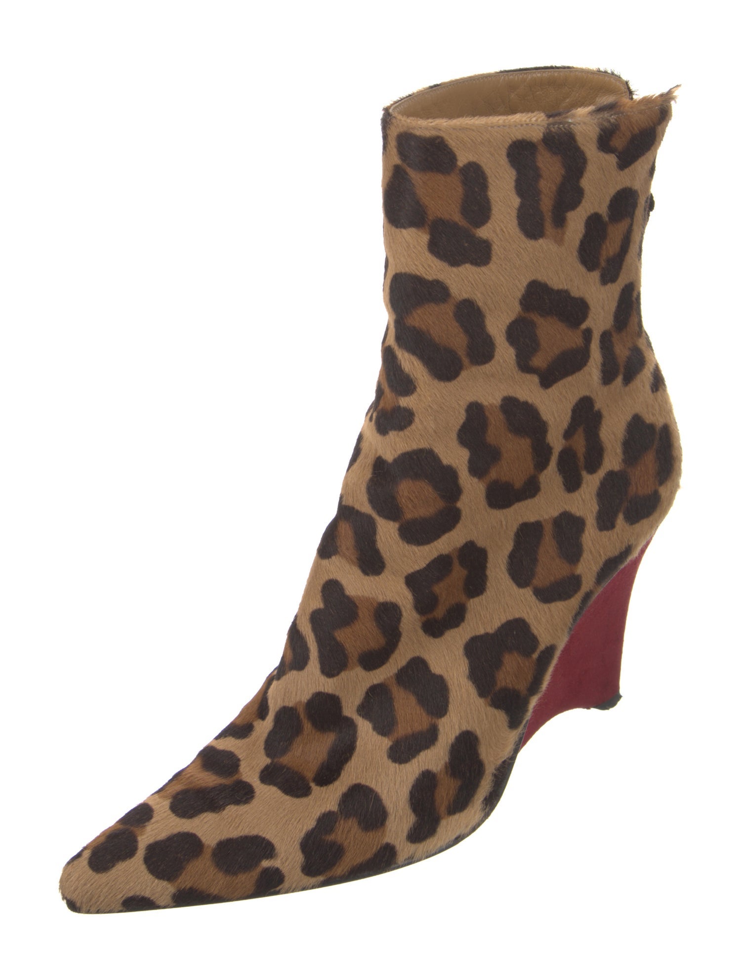 Stuart Weitzman Ponyhair Animal Print Boots