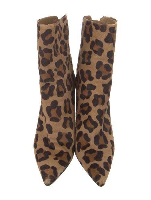 Stuart Weitzman Ponyhair Animal Print Boots