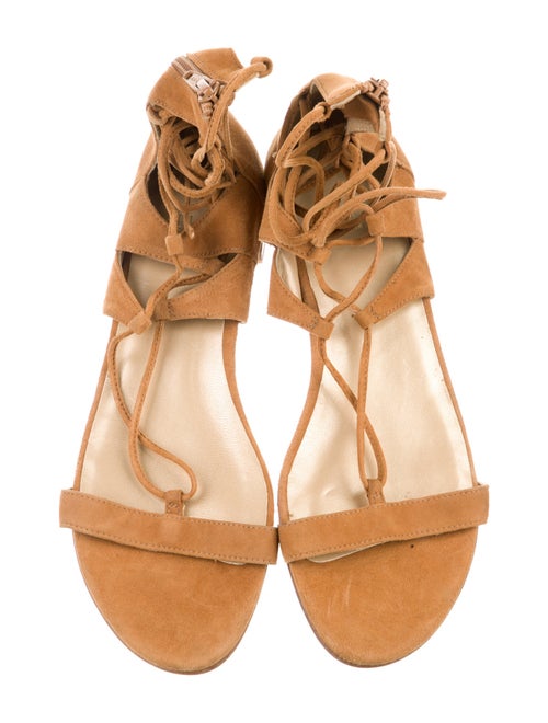 Stuart Weitzman Suede Gladiator Sandals