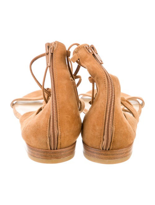 Stuart Weitzman Suede Gladiator Sandals