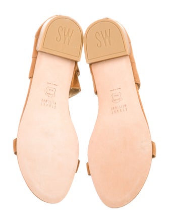 Stuart Weitzman Suede Gladiator Sandals