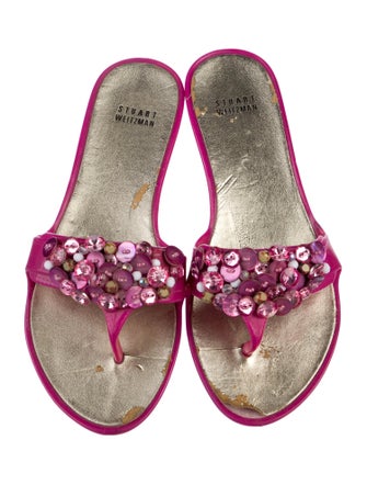 Stuart Weitzman Rubber Slides