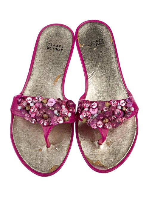 Stuart Weitzman Rubber Slides