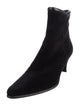 Stuart Weitzman Leather Trim Embellishment Boots