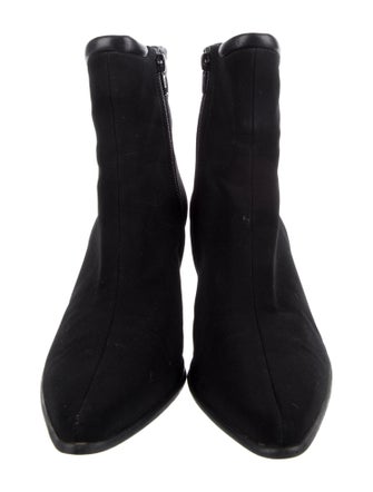 Stuart Weitzman Leather Trim Embellishment Boots